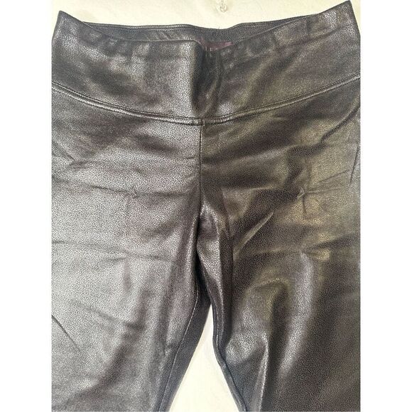 Hale Bob faux suede soft black leggings, size M - Picture 2 of 8